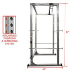 Pro 2.5x2.5 Power Rack w/ Pullup Bar