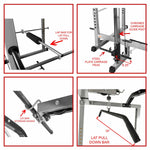 Lat Pull Attachment for Pro 2.5x2.5 Power Rack