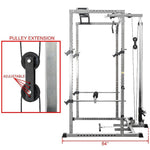 Lat Pull Attachment for Deluxe 2.5x2.5 Power Rack