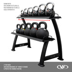 Kettlebell 2 Tier Storage Rack