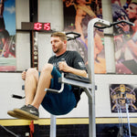 Power Tower Leg Raise Machine