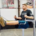 Power Tower Leg Raise Machine