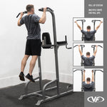 Power Tower Leg Raise Machine