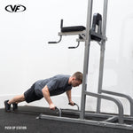 Power Tower Leg Raise Machine